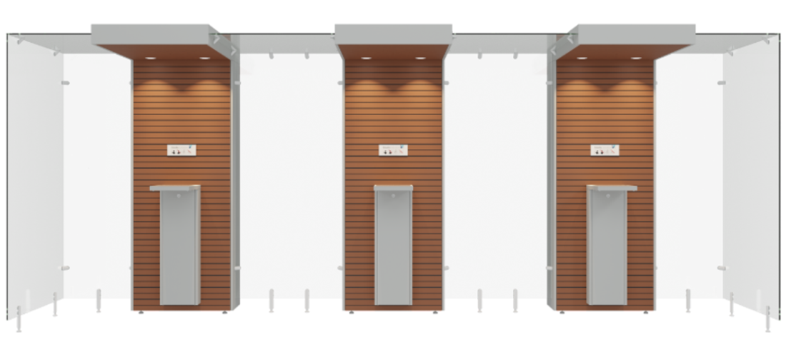 Smoking Cabin 3SP160 - Open - Grey Mahogany by Smoke Solution Smoking Cabin 3SP160 - Open - Grey Mahogany by Smoke Solution