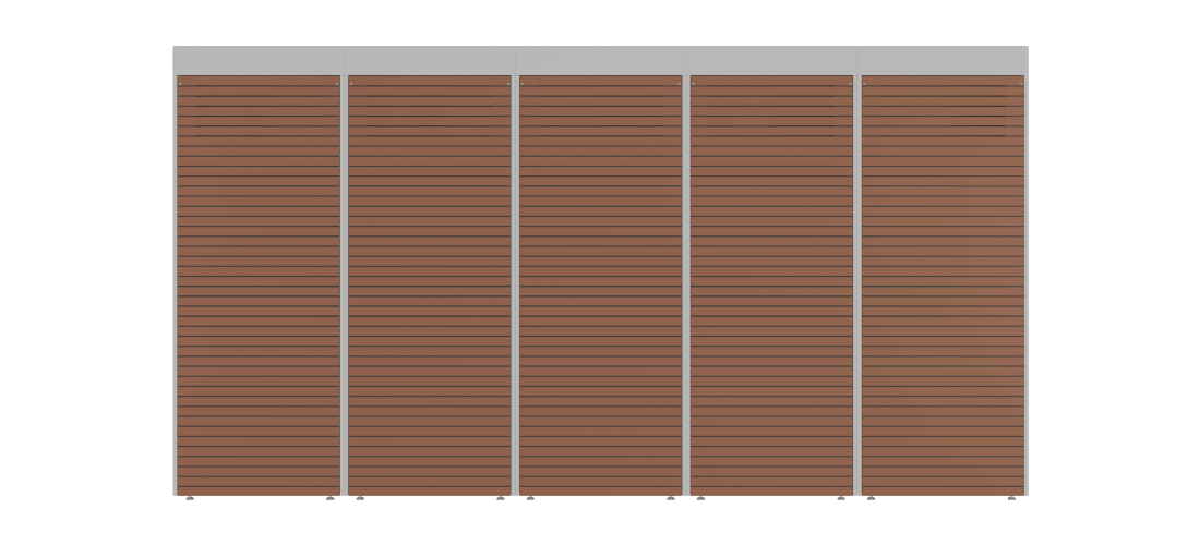 Smoking Cabin 5SR42 Grey Mahogany by Smoke Solution